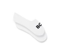 BOSS Lot de deux paires de chaussettes invisibles en coton mélangé - Style 2P SL Uni Logo CC, 50516402 Blanc 47-48