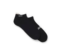 BOSS Lot de deux paires de chaussettes longueur cheville avec logos - Style 2P AS Iconic Loop CC, 50554563 Noir 39-42