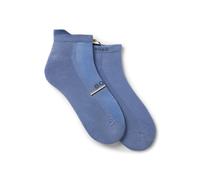BOSS Lot de deux paires de chaussettes longueur cheville avec logos - Style 2P AS Iconic Loop CC, 50554563 Bleu 39-42