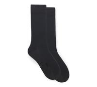 BOSS Lot de deux paires de chaussettes mi-mollet côtelées - Style 2P RS RIB Uni WO, 50568190 Gris sombre 43-46