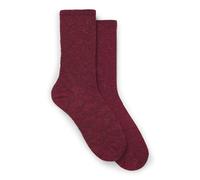 BOSS Lot de deux paires de chaussettes mi-mollet - Style 2P RS 3D Knit CC W, 50546720 Rouge sombre 36-42