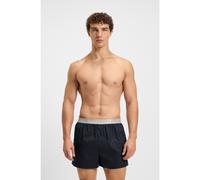 BOSS Lot de deux shorts de pyjama en popeline de coton - Style Xmas 2 Pack Boxer, 50550566 Noir / Bleu XXL