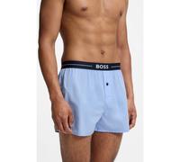 BOSS Lot de deux shorts de pyjama - Style NOS Boxer EW 2P, 50480056 bleu clair L