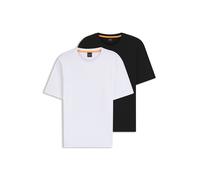 BOSS Lot de deux t-shirts Relaxed en coton stretch - Style 2 Pack TChup, 50565832 Noir L
