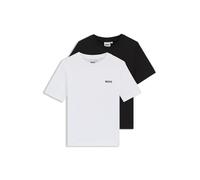BOSS Lot de deux t-shirts Slim en coton pour enfant - Style J52680/M4104A, J52680 Fantaisie 126