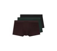 BOSS Lot de trois boxers courts en coton stretch avec taille logo - Style Trunk 3P BOSS ONE, 50544263 Noir / Vert / Bleu S