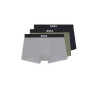Boxer BOSS One gris vert noir (3 unités) - M