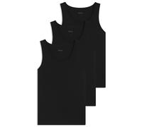 BOSS Lot de trois débardeurs en coton à logos brodés - Style Tank Top 3P Classic, 50475278 Noir M