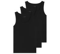BOSS Lot de trois débardeurs en coton à logos brodés - Style Tank Top 3P Classic, 50475278 Noir S