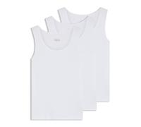 BOSS Lot de trois débardeurs sous-vêtements en coton côtelé - Style TankTop3P RibClassic, 50542132 Blanc XL
