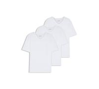 BOSS Lot de trois t-shirts en coton à col V - Style TShirtVN 3P Classic, 50475285 Blanc M