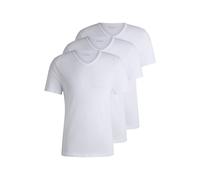 BOSS Lot de trois t-shirts en coton à col V - Style TShirtVN 3P Classic, 50475285 Blanc XS
