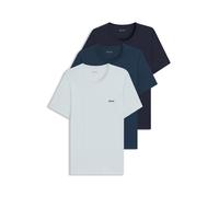 BOSS Lot de trois t-shirts en coton - Style TShirtRN 3P Classic, 50532470 Bleu L