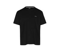 Hugo Boss T-shirt de pyjama Waffle – coton mélangé, logo brodé, manches courtes – Noir XL Homme