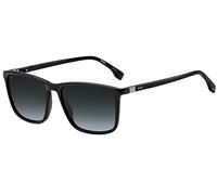 Boss Lunettes de Soleil 1434/S BLACK/GREY SHADED 56/17/145 homme