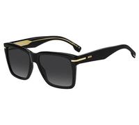 BOSS Lunettes de Soleil 1745/S BLACK/GREY SHADED 57/17/150 homme
