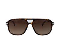 BOSS Lunettes de soleil en acétate Havana avec finitions argentées - Style BOSS 1751/S08657HA, 58332865 Marron à motif pcs.