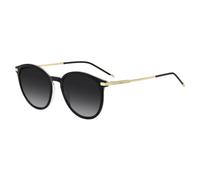 BOSS Lunettes de soleil en acétate noir avec branches dorées - Style BOSS 1948/SEI7539O, 58609743 Noir pcs.