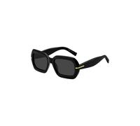 BOSS Lunettes de soleil en acétate noir avec charnières dorées - Style BOSS 1732/G/S80754IR, 58138222 Noir pcs.