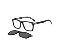 Boss - Lunettes Opt + Clip-On Élégantes - Homme - Accessoires - Noir - Taille: 55 MM