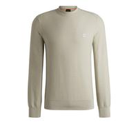 Boss - Maille à col rond - Homme - Pulls - Beige - Taille: M