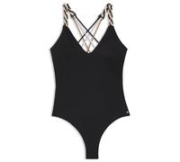 BOSS Maillot de bain avec bretelles tressées à rayures emblématiques - Style SWIMSUIT_BOSS BRAID, 50561279 Noir L