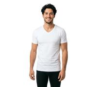 Hugo Boss T-shirt Modern Col V manches courtes Lot de 2 Blanc Taille S Homme