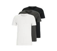 Hugo Boss T-shirt Classic RN 3P – Lot 3 coton manches courtes logo brodé Multicolore S Homme