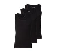 Boss Men's Classic Ribbed Tank Top 3-Pack, Cotton Construction Noir 001 XL Male