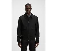 BOSS Manteau avec fermeture éclair à double curseur - Style H-Charly-253, 50547088 Noir 48