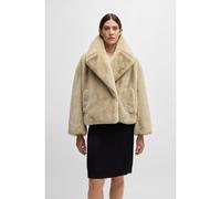 BOSS Manteau court en peluche rembourrée - Style Curmeta, 50524986 Beige 42