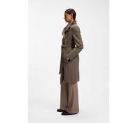 BOSS Manteau croisé ceinturé en laine vierge - Style Cedandy1_IN, 50575937 Marron 46