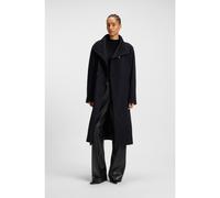 BOSS Manteau croisé en laine vierge et cachemire - Style Cavinia1, 50549645 Bleu foncé 44