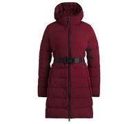 BOSS Manteau d’équitation matelassé déperlant avec fermetures éclair latérales - Style VESPA CORD PUFFER COAT, B6W1402 Rouge sombre L