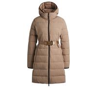 BOSS Manteau d’équitation matelassé déperlant avec fermetures éclair latérales - Style VESPA CORD PUFFER COAT, B6W1402 Beige M