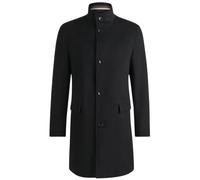 Boss - Manteau droit - Homme - Manteaux - Noir - Taille: S