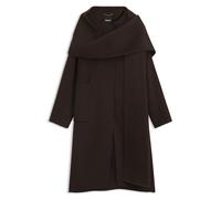 BOSS Manteau en laine mélangée à écharpe détachable - Style Chalet_DF, 50569078 Marron 46