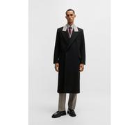 BOSS Manteau en laine mélangée avec revers en pointe - Style H-BOSS97-VAGA, 50535310 Noir 98