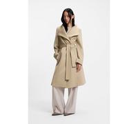 BOSS Manteau en laine vierge et cachemire avec ceinture - Style Calegan, 50548490 Beige clair 46