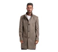 BOSS Manteau Slim en tissu italien à col montant - Style H-Hyde-SU-264, 50571853 Brun chiné 48