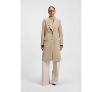 BOSS Manteau Regular en laine avec revers en pointe - Style Classin, 50548371 Beige clair 38