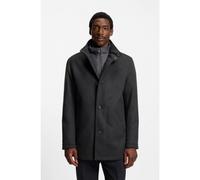 BOSS Manteau Relaxed en laine et cachemire - Style H-Coxtan-234, 50549193 Gris 44