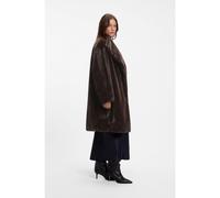 BOSS Manteau Relaxed en peluche - Style Citeddy2, 50569519 Marron foncé 36