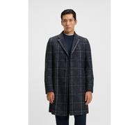 BOSS Manteau Slim à carreaux unis - Style H-Hyde-J-254, 50551092 Bleu à motif 46