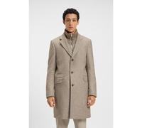 BOSS Manteau Slim avec intérieur amovible - Style H-Hyde-J-Bib-Pad-254, 50551612 Beige à motif 50