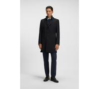 BOSS Manteau Slim déperlant avec intérieur amovible - Style H-Hyde-Bib-254, 50551117 Bleu foncé 98