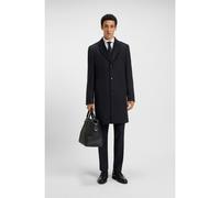 BOSS Manteau Slim en laine et cachemire - Style H-Hyde-254, 50549187 Bleu foncé 44