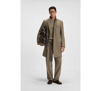 BOSS Manteau Slim en laine et cachemire - Style H-Hyde-254, 50549187 Brun chiné 50