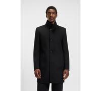 BOSS Manteau Slim en laine et cachemire - Style H-Hyde-SU-254, 50551078 Noir 52