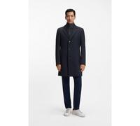 BOSS Manteau Slim Fit en coton mélangé avec intérieur amovible matelassé - Style H-Hyde-Bib-254, 50556711 Bleu foncé 46